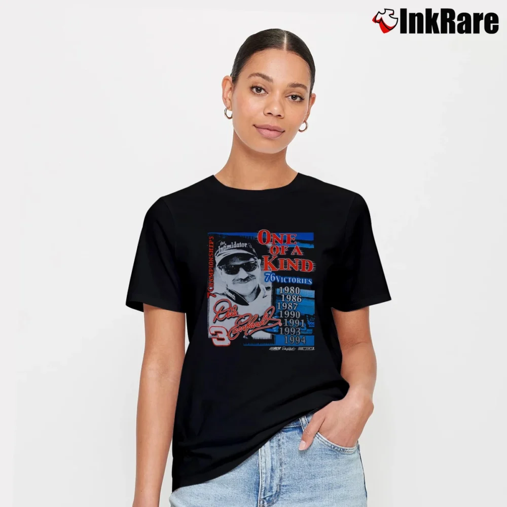 Women’s Vintage 90s Dale Earnhardt NASCAR One Of A Kind T-Shirt in black | Soft, Flattering Fit