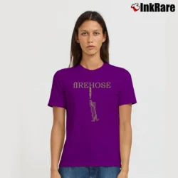Women’s Vintage 90s Firehose Cat Rock Band Graphic Signature T-Shirt in purple | Soft, Flattering Fit