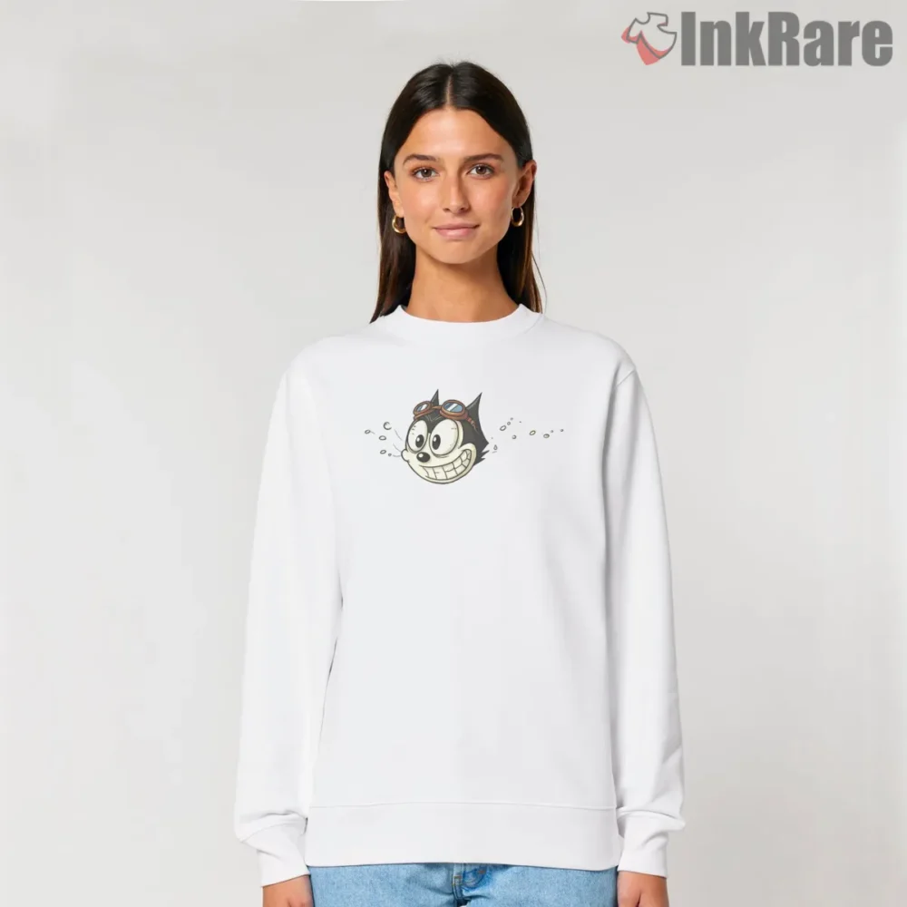 Vintage Aviator Felix The Cat Pilot Shirt on graphic shirt for women graphic tee