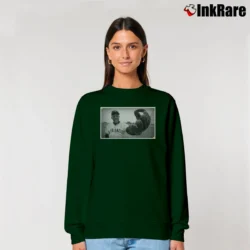 Women’s Vintage Baseball Willie Mays for MLB Fans Relaxed Sweatshirt in forest green | Soft, Laid-Back Vibe