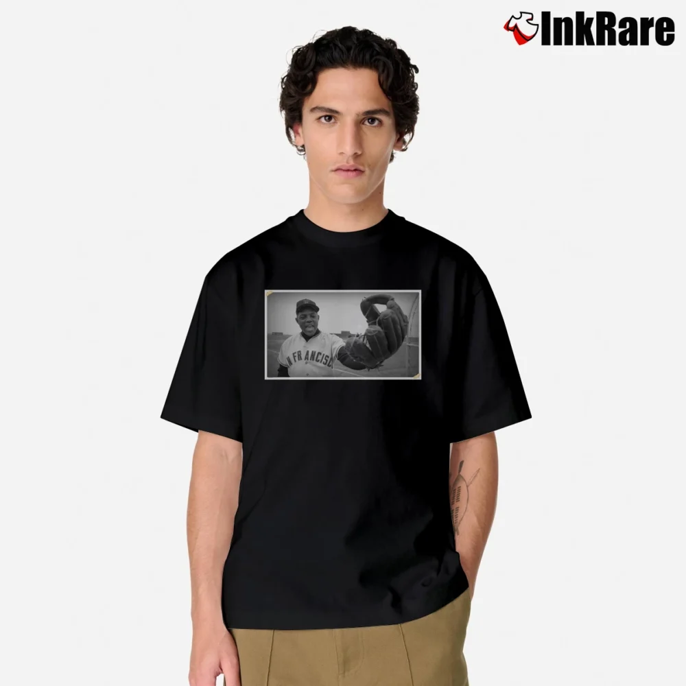 Men’s Vintage Baseball Willie Mays for MLB Fans Classic T-Shirt in black | Soft, Breathable Everyday Wear