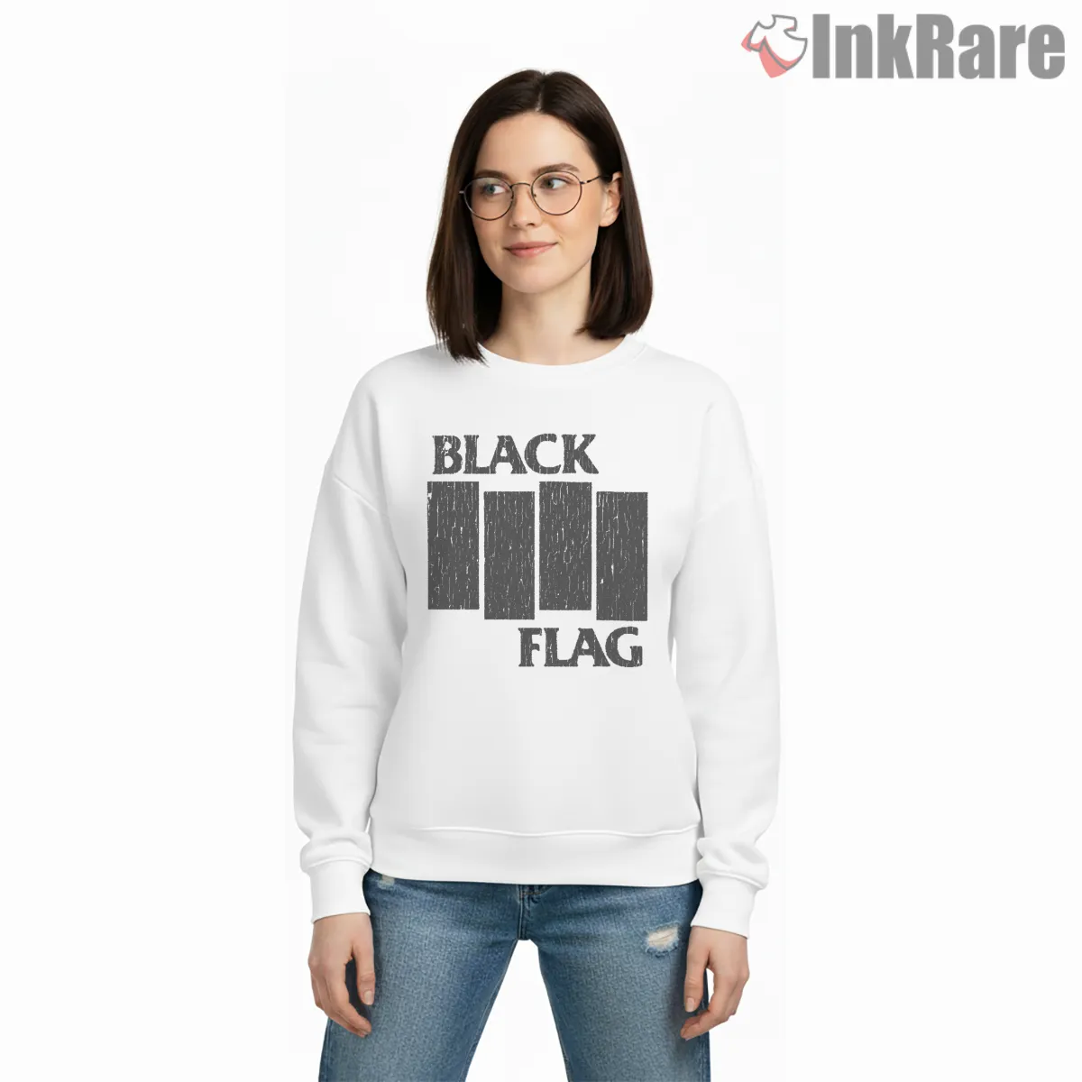 Vintage Black Flag Distressed Bars Shirt Vintage Black Flag Distressed Bars Shirt on graphic shirt for women graphic tee