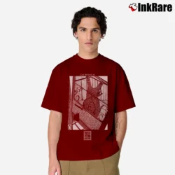 Men’s Vintage Cat Wants In Funny Stuart Katt Classic T-Shirt in maroon | Soft, Breathable Everyday Wear