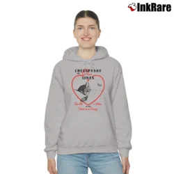Women’s Vintage Chessie Cat Chesapeake Ohio Railway NOS Graphic Cozy Hoodie in sport grey | Warm, Structured, Stylish