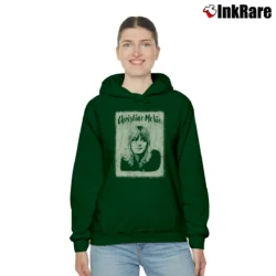 Women’s Vintage Christine McVie Cozy Hoodie in forest green | Warm, Structured, Stylish