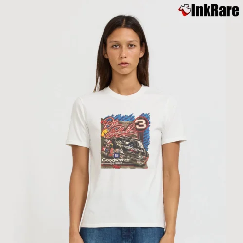 vintage dale earnhardt Women’s Tee in white – Effortless Style Women’s vintage dale earnhardt T-Shirt in white | Soft, Flattering Fit