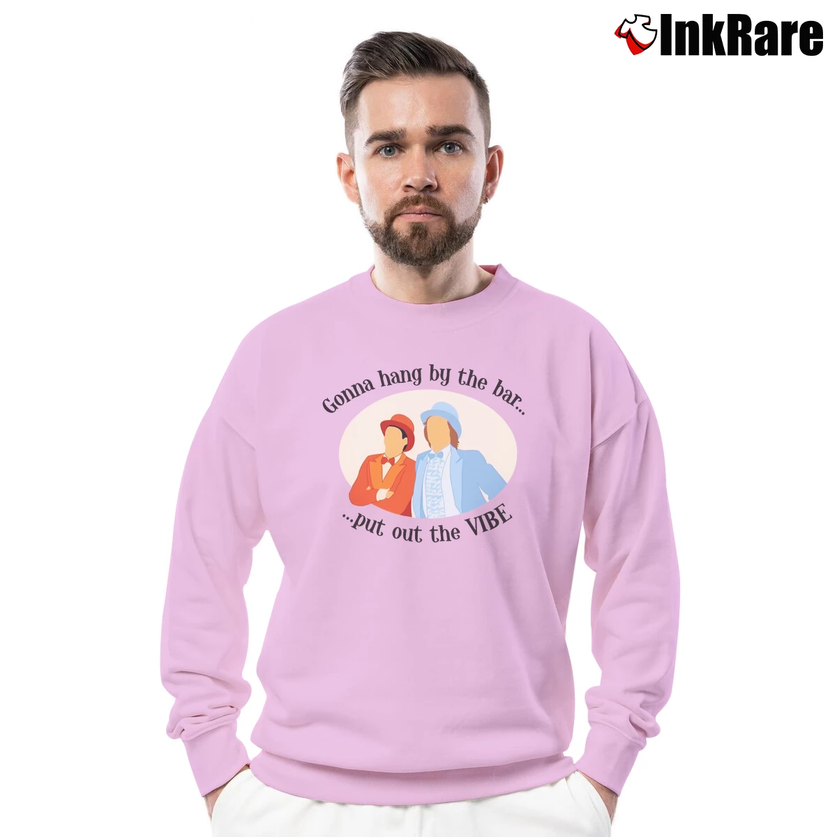 Vintage Dumb And Dumber Men’s Crewneck Sweatshirt in light pink – Soft & Durable Men’s Vintage Dumb And Dumber Crewneck Sweatshirt in light pink | Cozy Fabric, Clean Style