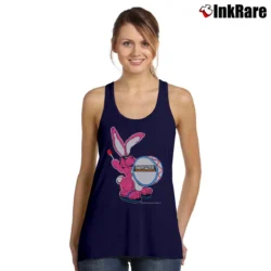 Women’s Vintage Energizer Bunny Graphic Nothing Last Longer Tank Top in navy | Lightweight, Movement-Friendly