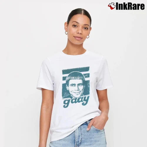 Vintage G Day Lloyd Christmas Women’s Tee in white – Effortless Style Women’s Vintage G Day Lloyd Christmas T-Shirt in white | Soft, Flattering Fit