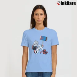 Women’s Vintage Harley Quinn Graphic Signature T-Shirt in light blue | Soft, Flattering Fit