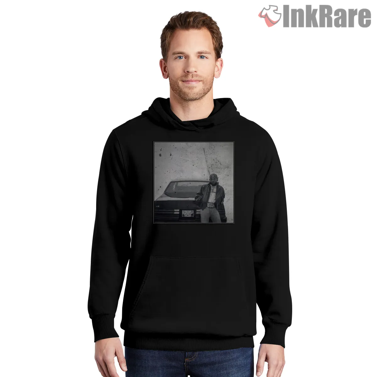 Vintage Kendrick Lamar Gnx Street Photo Car Scene Hoodie Black Vintage Kendrick Lamar Gnx Street Photo Car Scene Shirt on black hoodie for men graphic tee