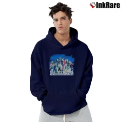 Men’s Vintage Mobile Suit Gundam Wing Pullover Hoodie in navy | Cozy, Durable, Modern Fit