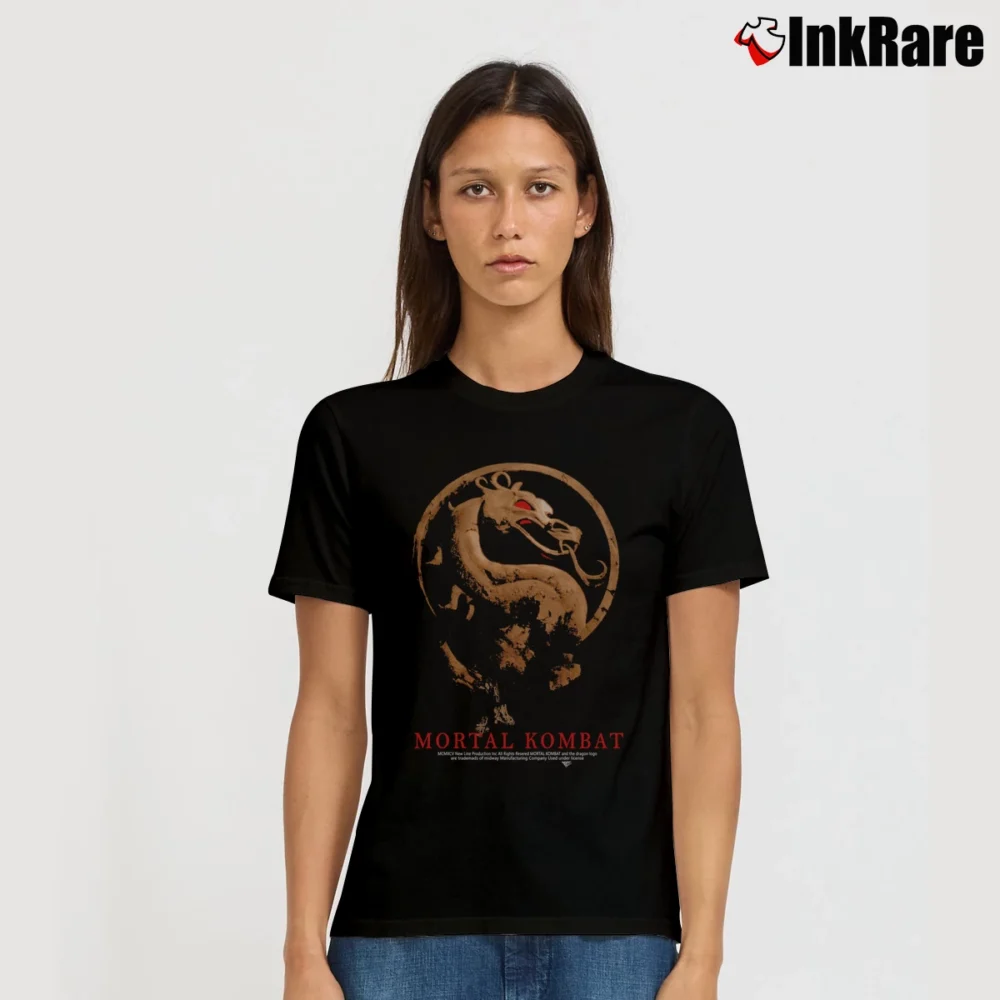 Women’s Vintage Mortal Kombat T-Shirt in black | Soft, Flattering Fit