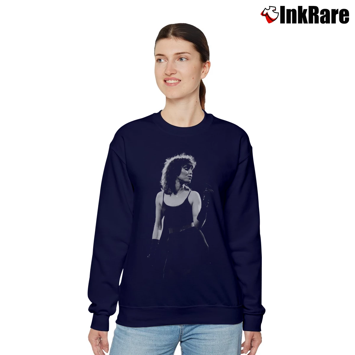 Vintage Pat Benatar 90s Women’s Relaxed Sweatshirt in navy – Cozy Casual Women’s Vintage Pat Benatar 90s Relaxed Sweatshirt in navy | Soft, Laid-Back Vibe