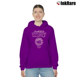 Women’s Vintage Peanuts The Famous Pig - Pen Brand Cozy Hoodie in purple | Warm, Structured, Stylish