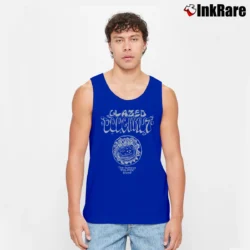 Men’s Vintage Peanuts The Famous Pig - Pen Brand Tank Top in royal blue | Breathable, Active-Friendly Design
