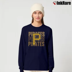 Women’s Vintage Pittsburgh Pirates P Long-Sleeve Top in navy | Sleek, Versatile, All-Season