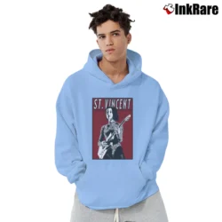 Men’s Vintage Retro St Vincent Pullover Hoodie in light blue | Cozy, Durable, Modern Fit