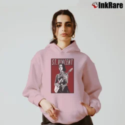 Women’s Vintage Retro St Vincent Cozy Hoodie in light pink | Warm, Structured, Stylish
