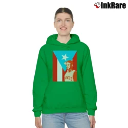 Women’s Vintage Roberto Clemente Baseball for Fans Cozy Hoodie in irish green | Warm, Structured, Stylish