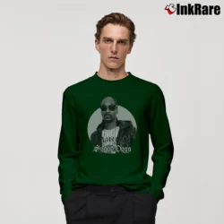 Men’s Vintage Snoop Dogg for Old School Hip Hop Lovers Long-Sleeve Shirt in forest green | Sleek, Lightweight, Year-Round Wear