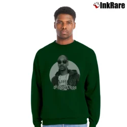 Men’s Vintage Snoop Dogg for Old School Hip Hop Lovers Crewneck Sweatshirt in forest green | Cozy Fabric, Clean Style