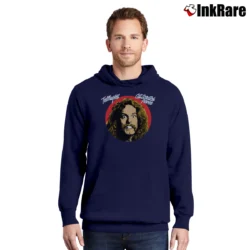Men’s Vintage Ted Nugent Cat Scratch Fever Tour 77 Pullover Hoodie in navy | Cozy, Durable, Modern Fit
