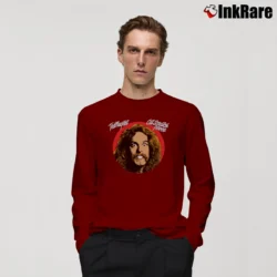 Men’s Vintage Ted Nugent Cat Scratch Fever Tour 77 Long-Sleeve Shirt in maroon | Sleek, Lightweight, Year-Round Wear