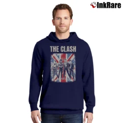Men’s Vintage The Clash Pullover Hoodie in navy | Cozy, Durable, Modern Fit
