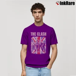 Men’s Vintage The Clash Classic T-Shirt in purple | Soft, Breathable Everyday Wear