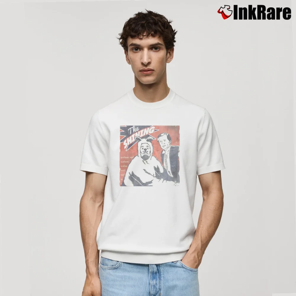 Men’s Vintage The Shining Bear Classic T-Shirt in white | Soft, Breathable Everyday Wear