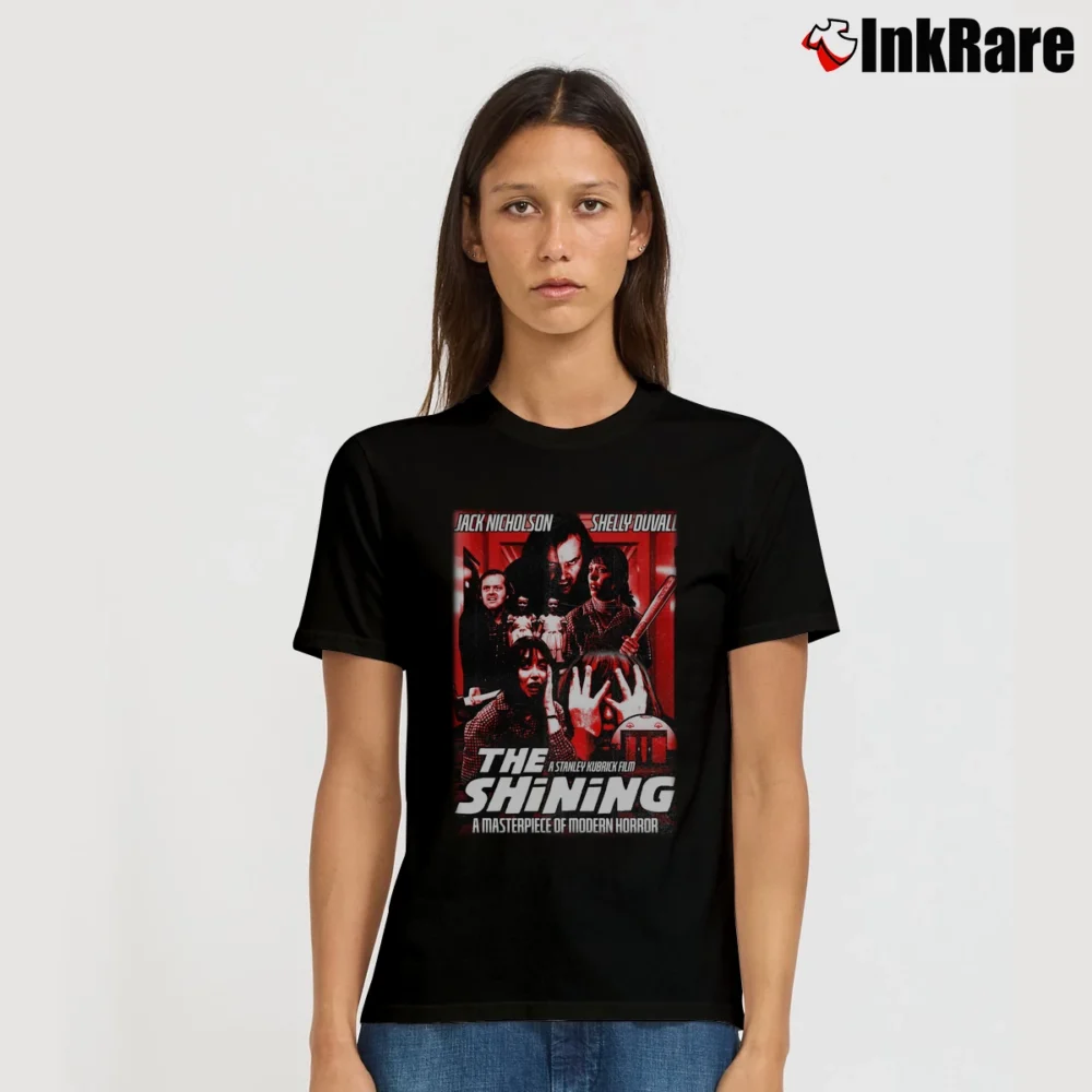 Women’s Vintage The Shining Movie Poster T-Shirt in black | Soft, Flattering Fit