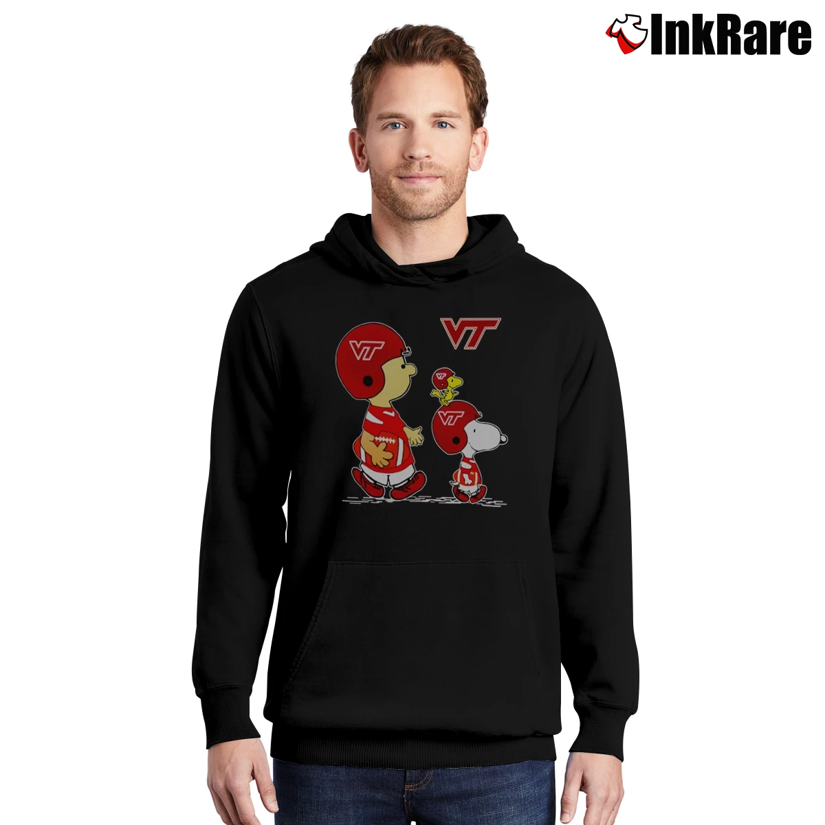 Virginia Tech Hokies Snoopy Woodstock And Charlie Brown Men’s Pullover Hoodie in black – Ultimate Warmth Men’s Virginia Tech Hokies Snoopy Woodstock And Charlie Brown Pullover Hoodie in black | Cozy, Durable, Modern Fit