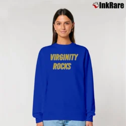 Women’s Virginity Rocks Relaxed Sweatshirt in royal blue | Soft, Laid-Back Vibe