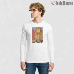 Visit The Citadel Vintage Travel Poster Mad Max Shirt on white long sleeve shirt for men graphic tee