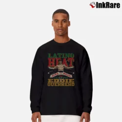 Men’s Viva La Raza Latino Heat Long-Sleeve Shirt in black | Sleek, Lightweight, Year-Round Wear