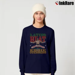 Women’s Viva La Raza Latino Heat Long-Sleeve Top in navy | Sleek, Versatile, All-Season