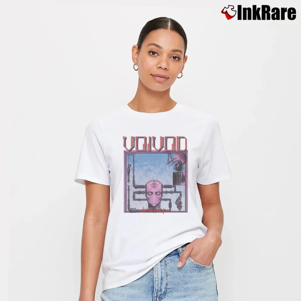Women’s Voivod Nothingface Signature T-Shirt in white | Soft, Flattering Fit