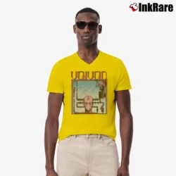 Men’s Voivod Nothingface V-Neck Tee in yellow | Sharp, Breathable, Everyday Staple