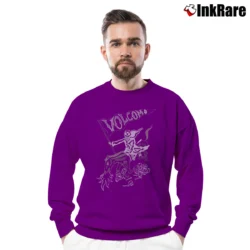 Men’s Volcom Waves Graphic Crewneck Sweatshirt in purple | Cozy Fabric, Clean Style
