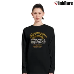 Women’s Von Dutch Casual Long-Sleeve Top in black | Sleek, Versatile, All-Season