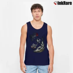 Men’s Voodoo Queen Witchcraft Style Tank Top in navy | Breathable, Active-Friendly Design