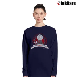 Women’s Vote Morty Smith Rick And Morty Long-Sleeve Top in navy | Sleek, Versatile, All-Season
