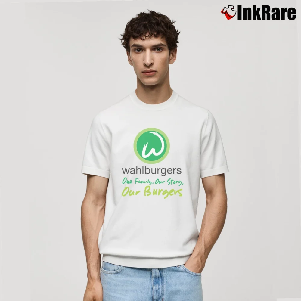 Men’s Wahlburgers Logo Graphic Classic T-Shirt in white | Soft, Breathable Everyday Wear
