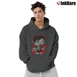 Men’s Walking Dead Daryl Dixon Funko Pullover Hoodie in charcoal | Cozy, Durable, Modern Fit