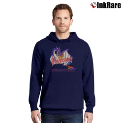 Men’s Walt Disney Fantasia Fantasmic Disney Mickey 90s Disneyland Pullover Hoodie in navy | Cozy, Durable, Modern Fit