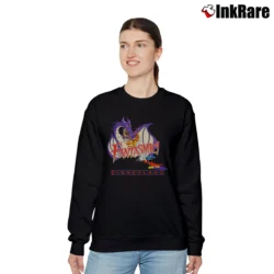 Women’s Walt Disney Fantasia Fantasmic Disney Mickey 90s Disneyland Relaxed Sweatshirt in black | Soft, Laid-Back Vibe