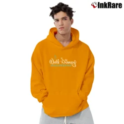 Men’s Walt Disney Imagineering Pullover Hoodie in orange | Cozy, Durable, Modern Fit