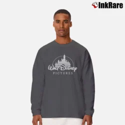 Men’s Walt Disney Pictures Logo Long-Sleeve Shirt in charcoal | Sleek, Lightweight, Year-Round Wear