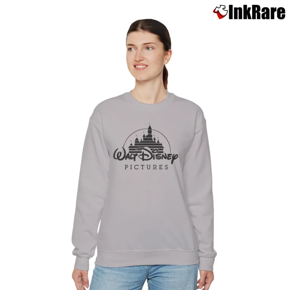 Women’s Walt Disney Pictures Logo Relaxed Sweatshirt in sport grey | Soft, Laid-Back Vibe